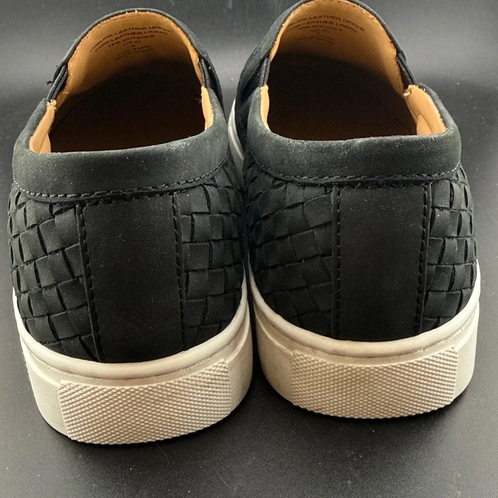 Quince Black Woven Slip-On Sneakers - Picture 7 of 8